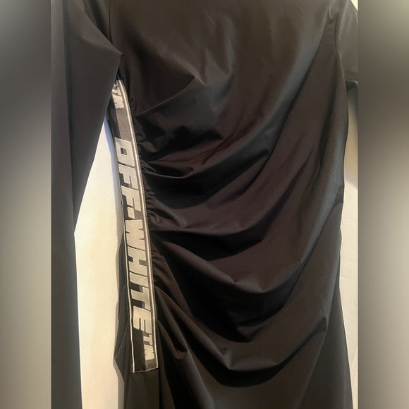 Off-White Mid Length Logo Tape Dress - Picture 2 of 5
